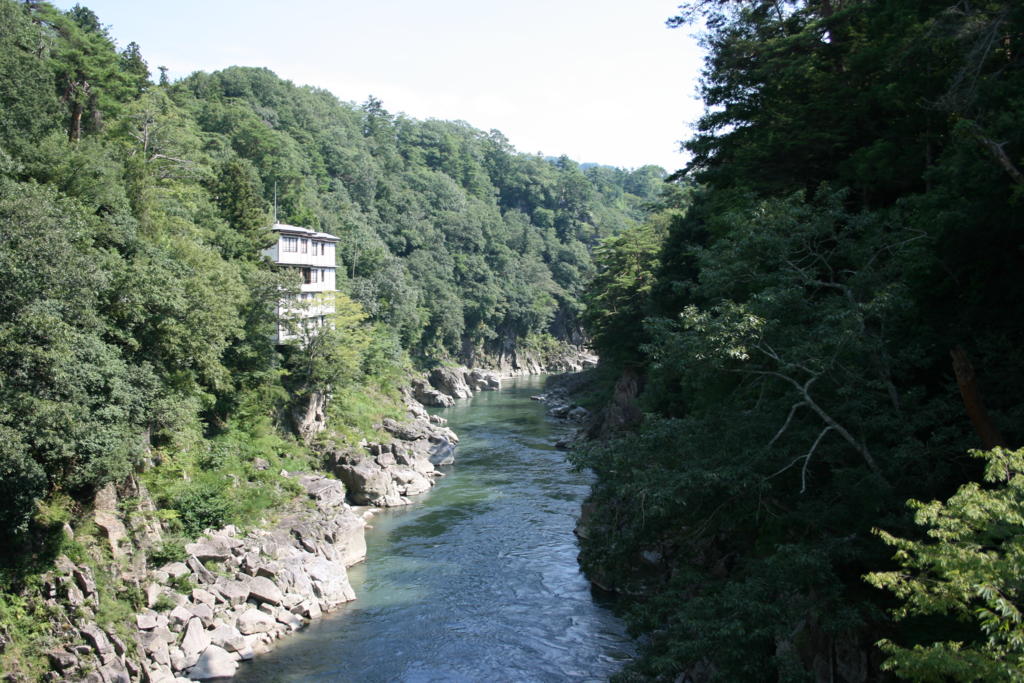 天竜峡の風景