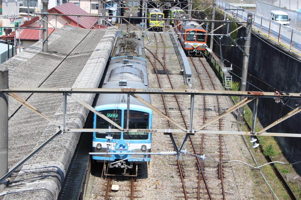 流山駅歩道橋から