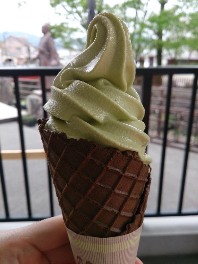 煎茶ソフトクリーム