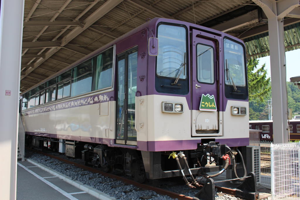 大間々駅の保存車両 わ89-101