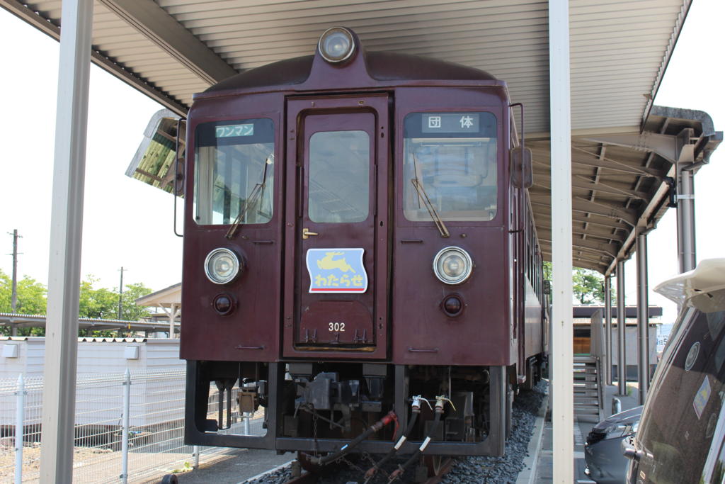 大間々駅の保存車両 わ89-302