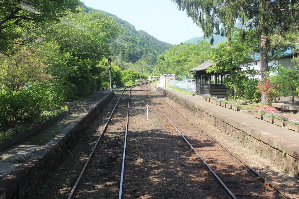 沢入駅のホーム