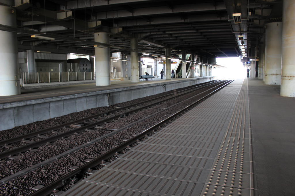 守谷駅のホーム