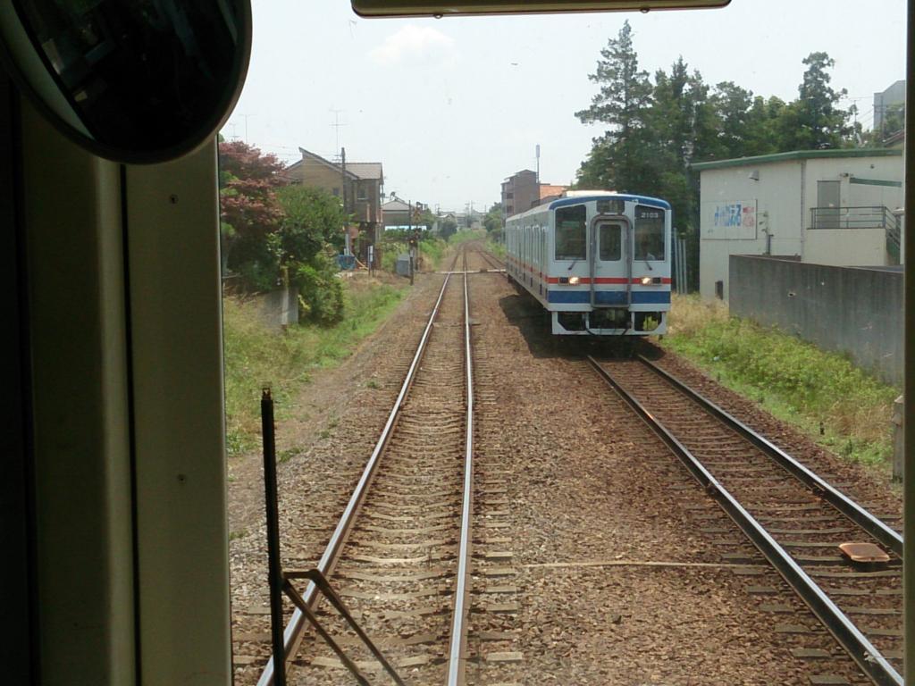 常総線の対向列車