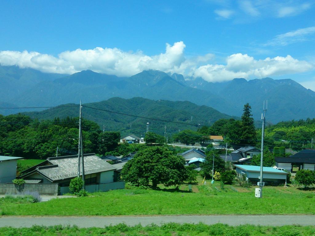 中央線の車窓