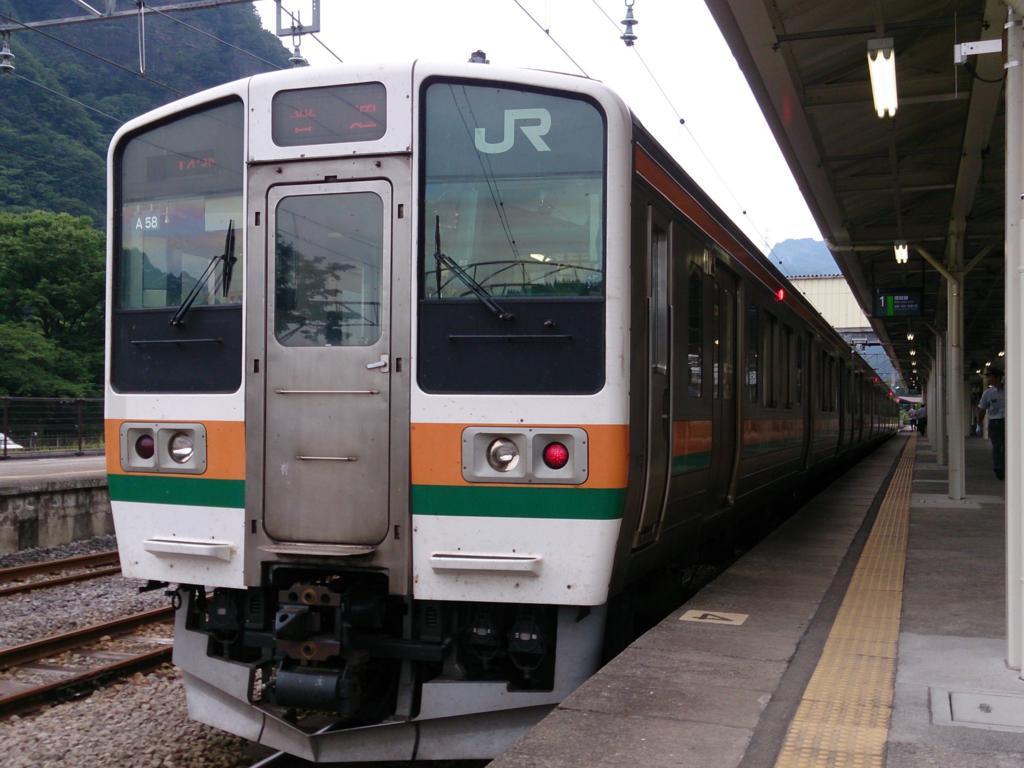 信越本線の211系電車