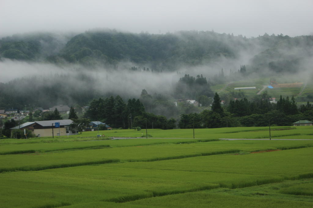 南会津の里山の風景