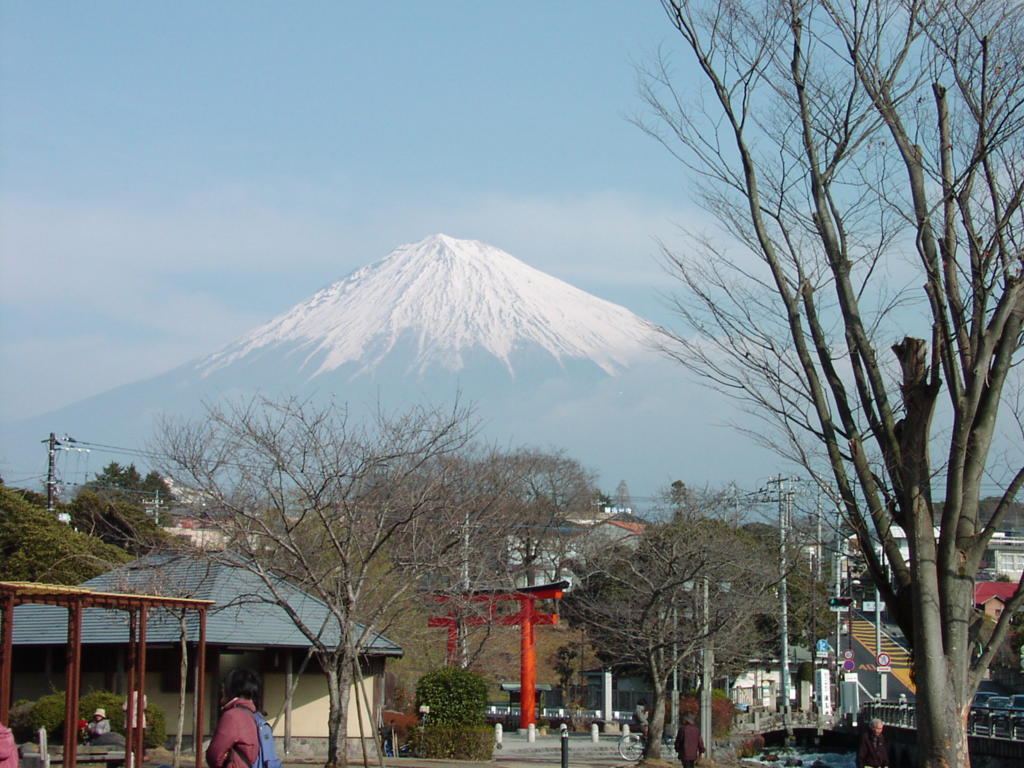 富士山本宮浅間大社と富士山