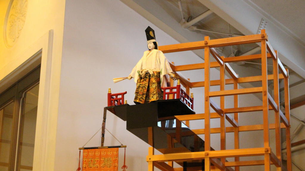「飛騨古川まつり会館」展示室にあるからくり人形