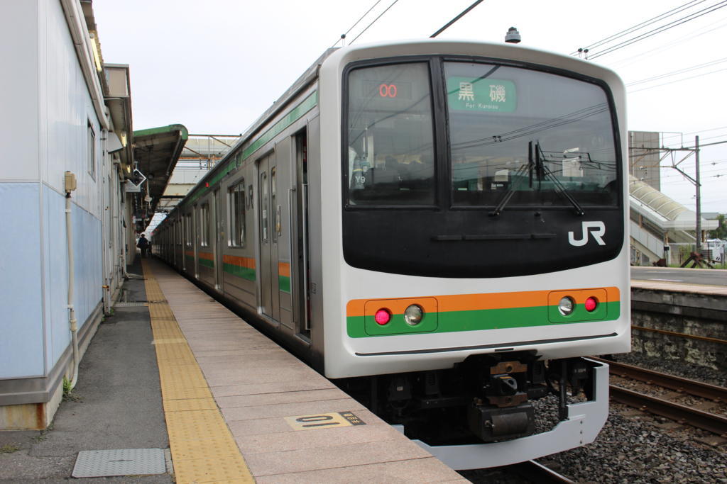 小金井発黒磯行きの普通列車は205系4両編成