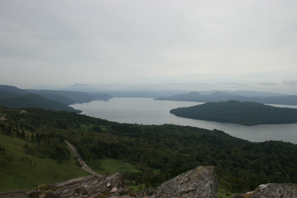 屈斜路湖を一望できる美幌峠（2008年9月撮影）