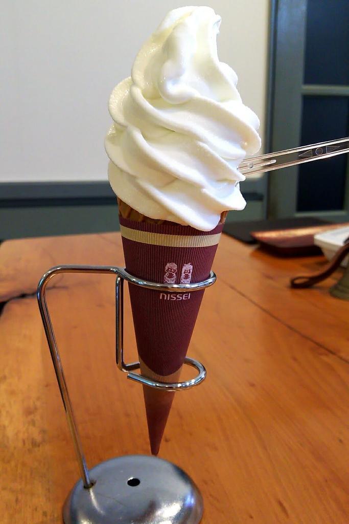 こちらも美味しいソフトクリーム　ひがし北海道フリーパスの特典で100円に！