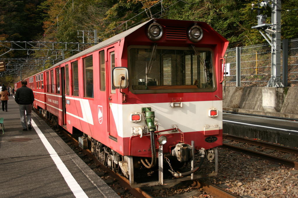 井川線の車両　とても小さいです