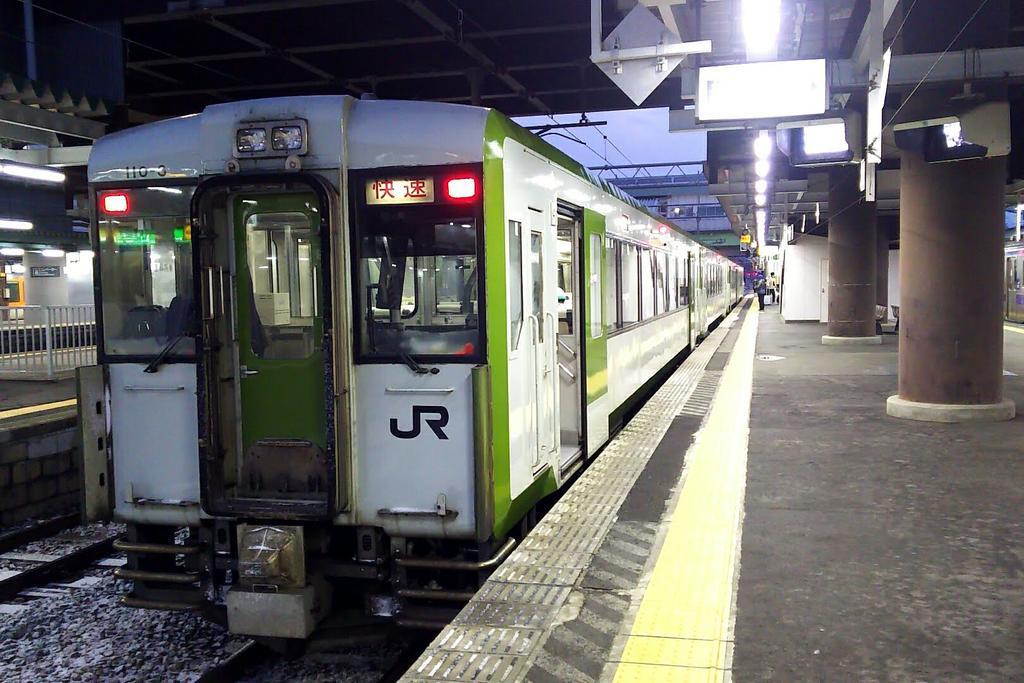 釜石から2時間半の旅で盛岡に到着　よい旅でした