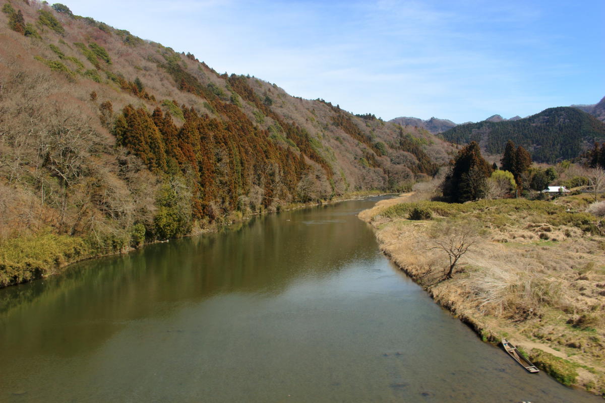 水郡線は何度も久慈川を渡ります