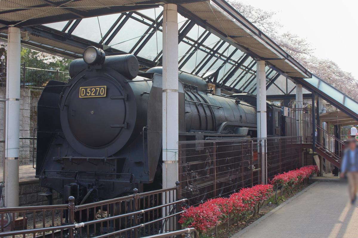 山北鉄道公園に保存されている蒸気機関車「D5270」