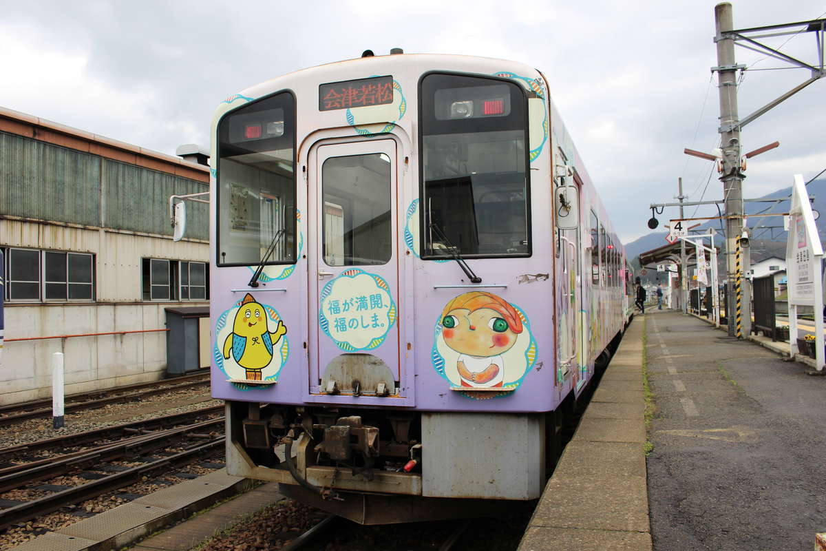 会津鉄道の普通列車に使われている気動車