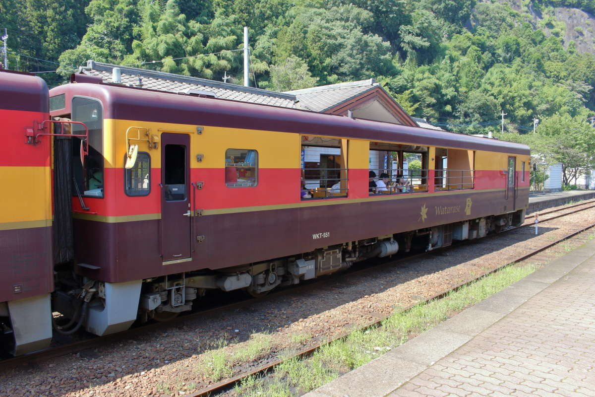 水沼駅で見かけた「トロッコわっしー5号」も空いていました