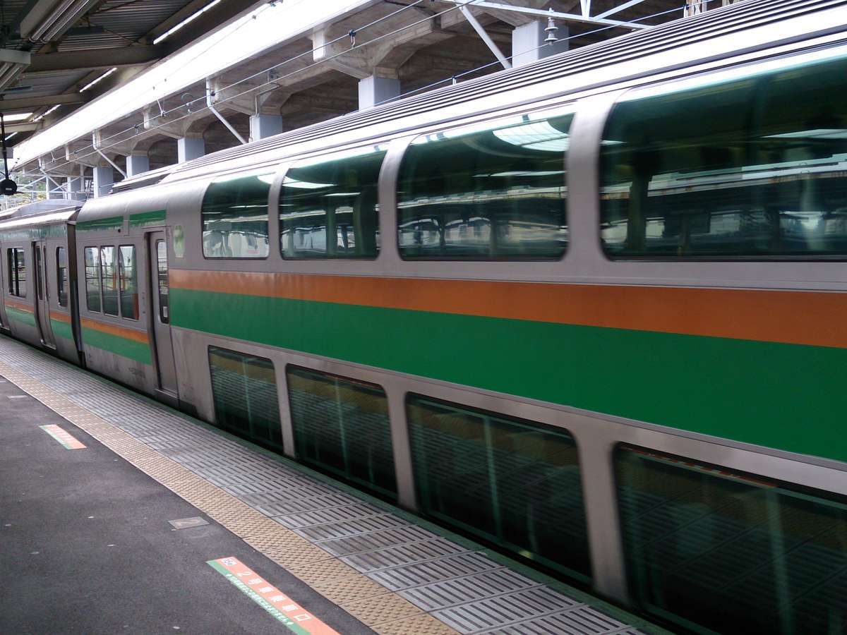 高崎線に連結されている普通列車グリーン車