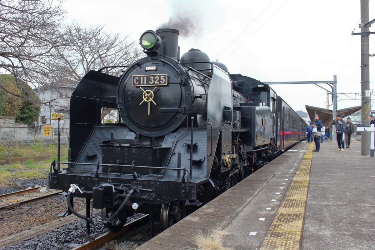 真岡鉄道の目玉「SLもおか」からの乗り継ぎもできます！