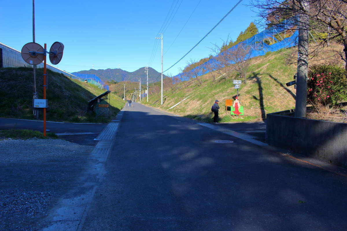 薩埵峠への交差点