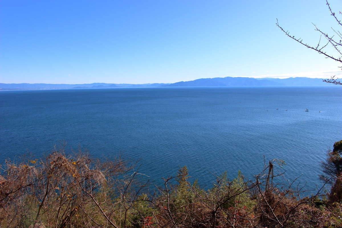 薩埵峠からの駿河湾の眺め