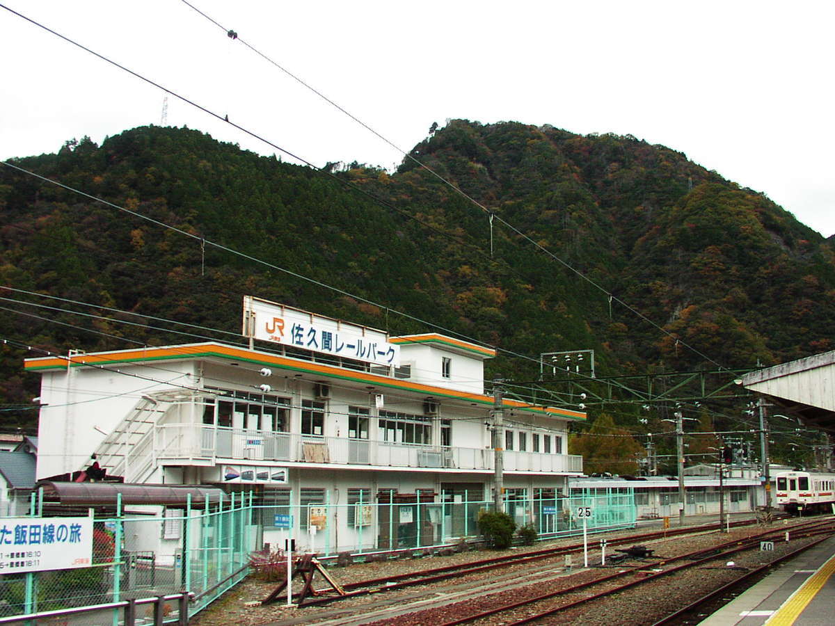 かつて中部天竜駅構内にあったミニ鉄道博物館「佐久間レールパーク」