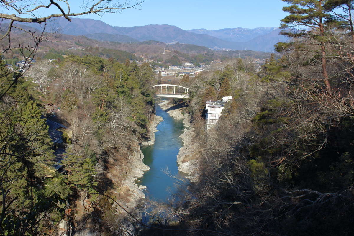 吊り橋からの天竜峡の景色は絶景です！