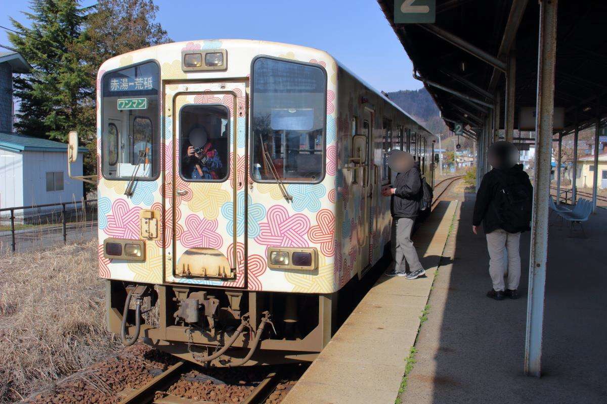 宮内駅から荒砥行きに乗車