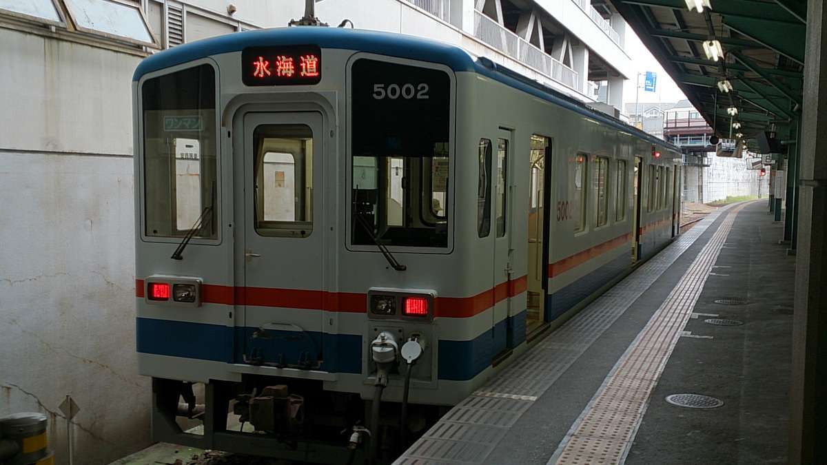 関東鉄道「常総線」の気動車（取手駅）