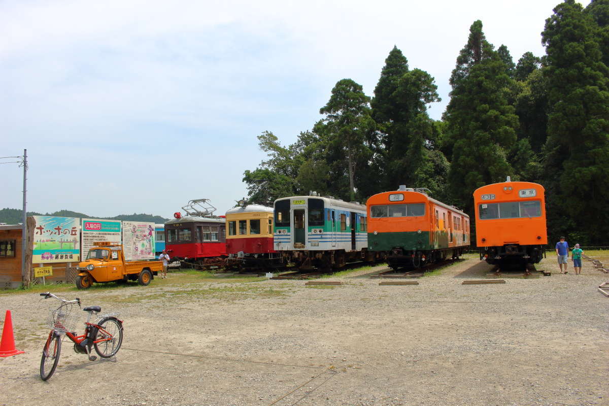 「ぽっぽの丘」は古い鉄道車両の保存展示場