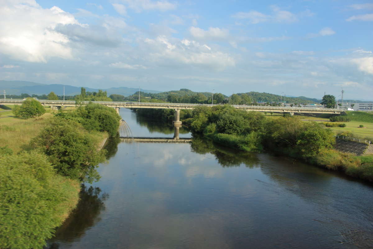 天塩川の流れを遡るように宗谷本線で南下します