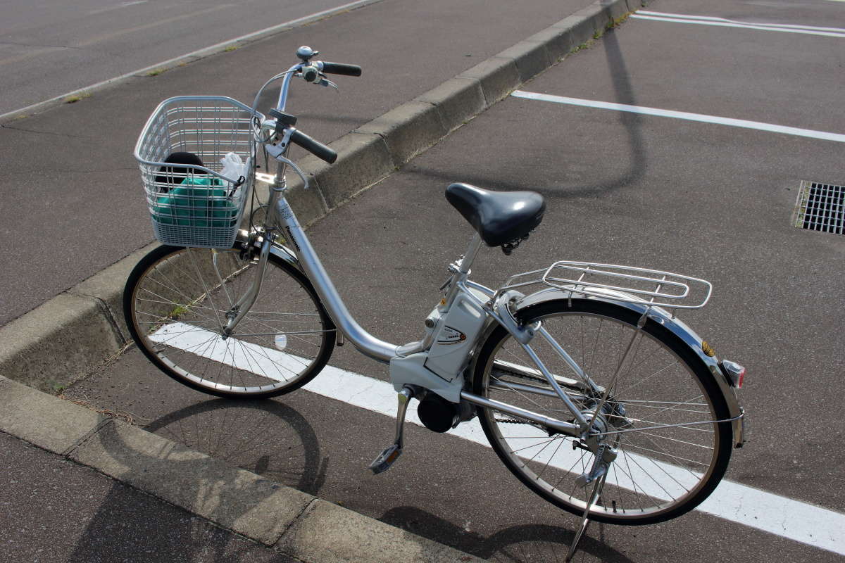 美瑛の旅の相棒、電動アシスト付き自転車をレンタル