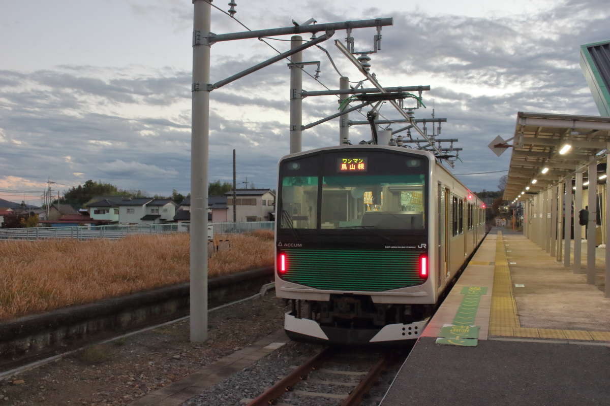 烏山線 蓄電池電車 EV-E301系