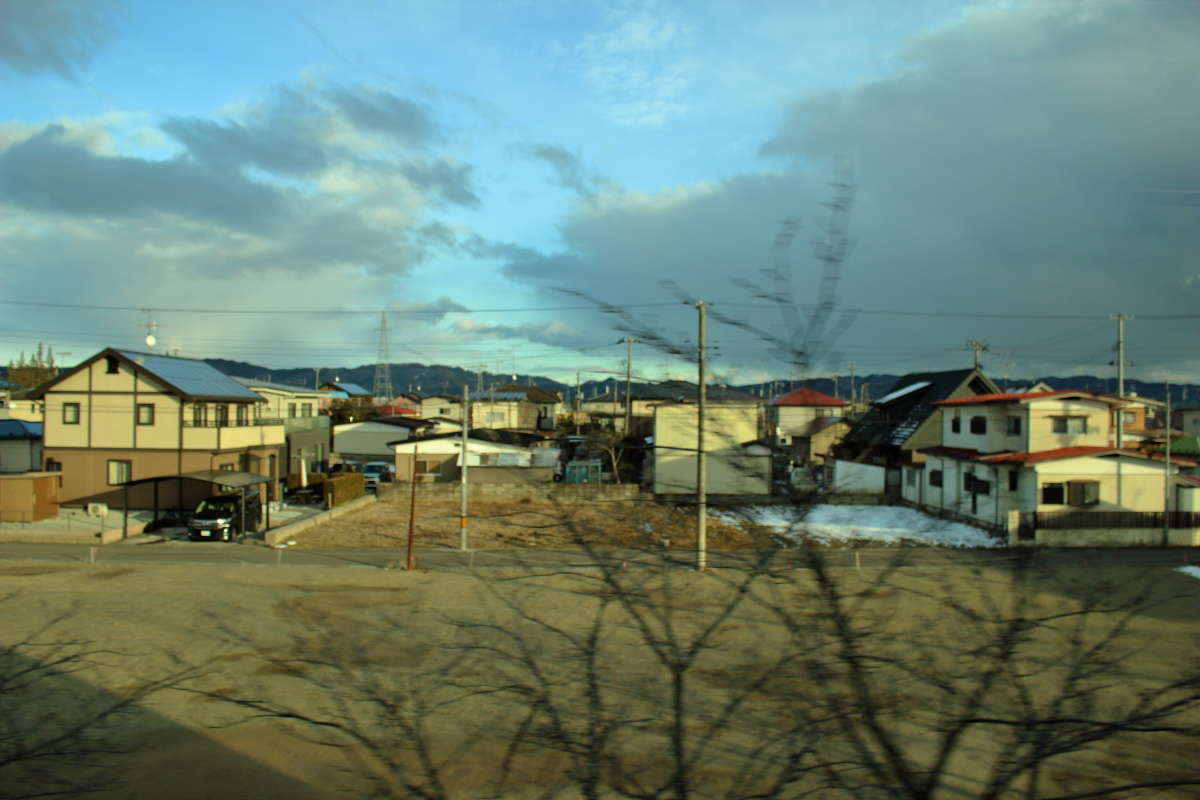 沿線で最も大きな町「角田」（かくだ）