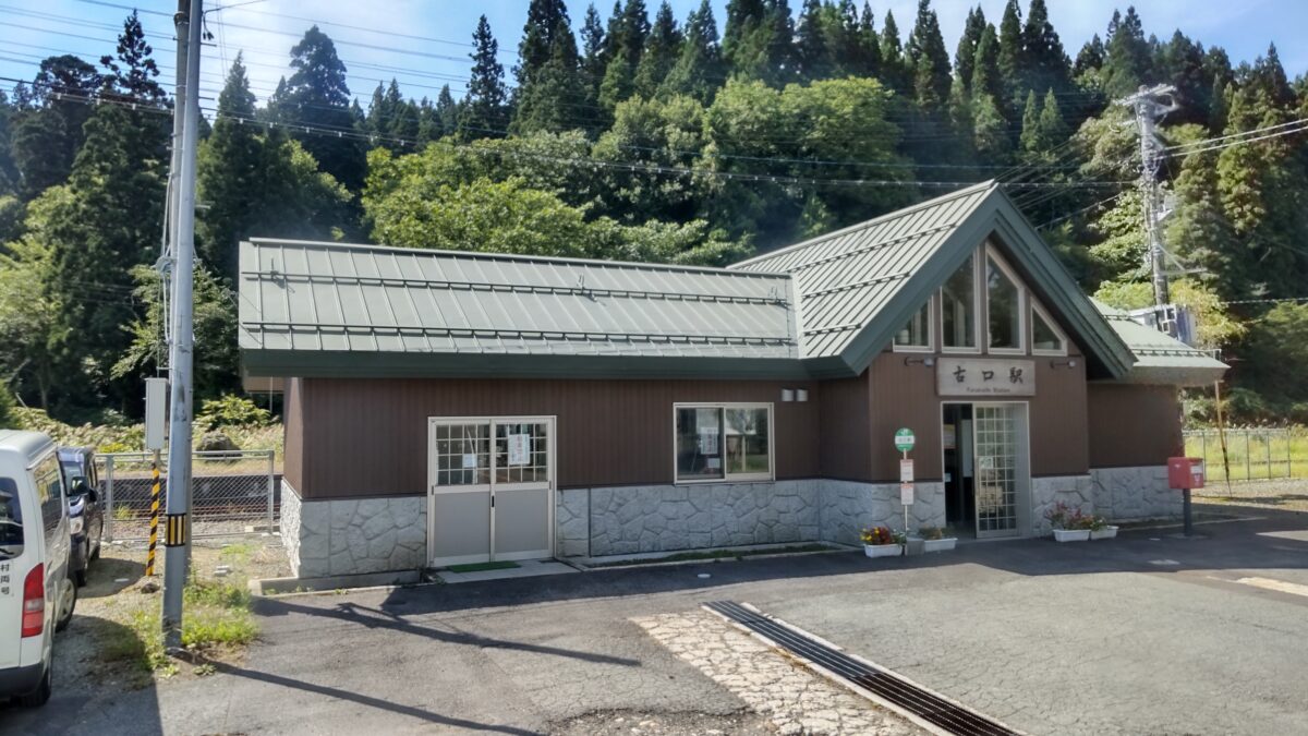 古口駅の駅舎