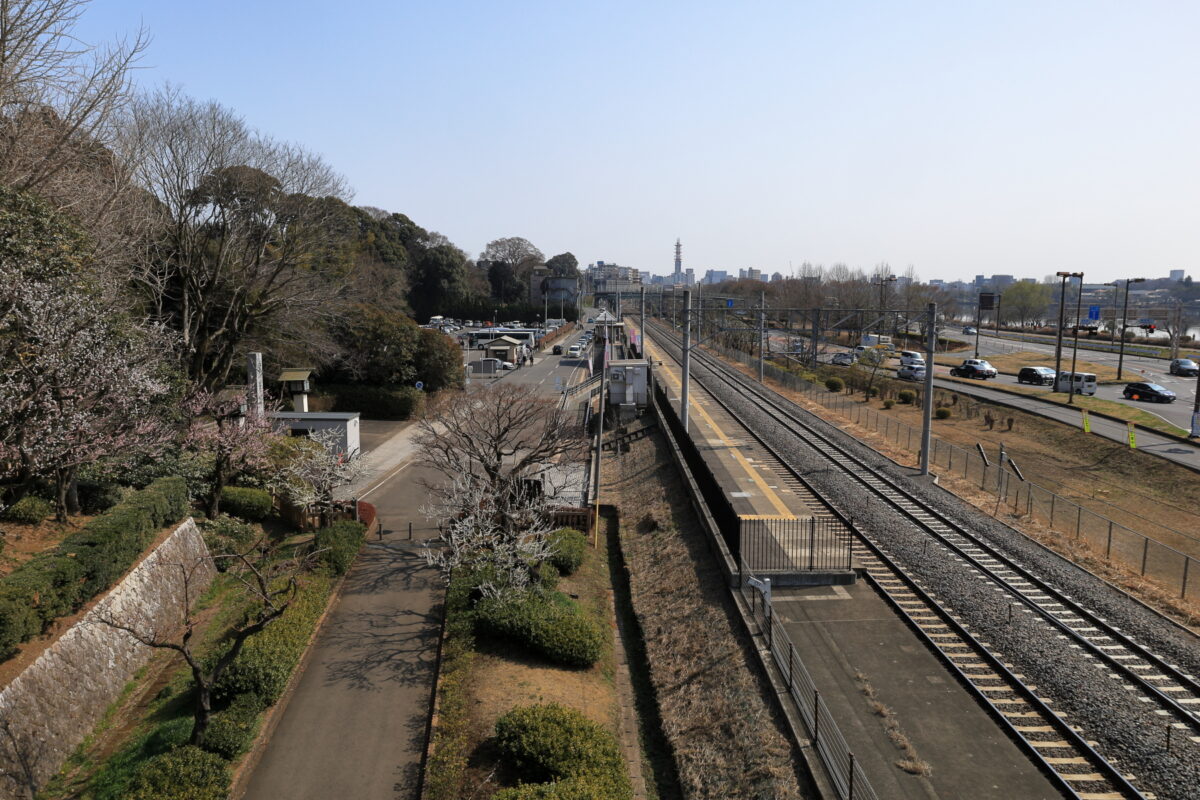 常磐線の臨時駅「偕楽園　駅」