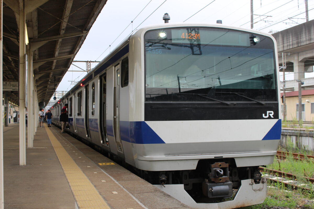東北本線 黒磯~新白河を走るE531系電車