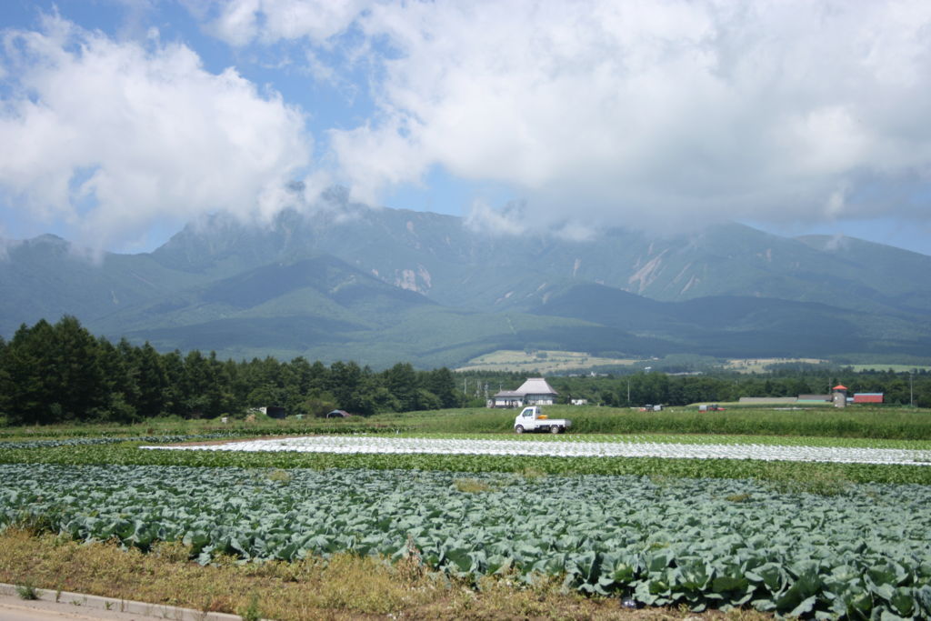 小海線沿線から眺める八ヶ岳