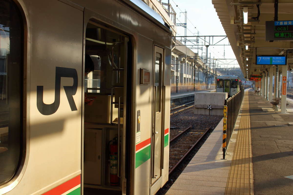 鉄道の「白河の関」（新白河駅）