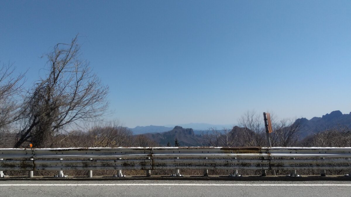 JRバス関東「碓氷線」の入山峠付近からの車窓