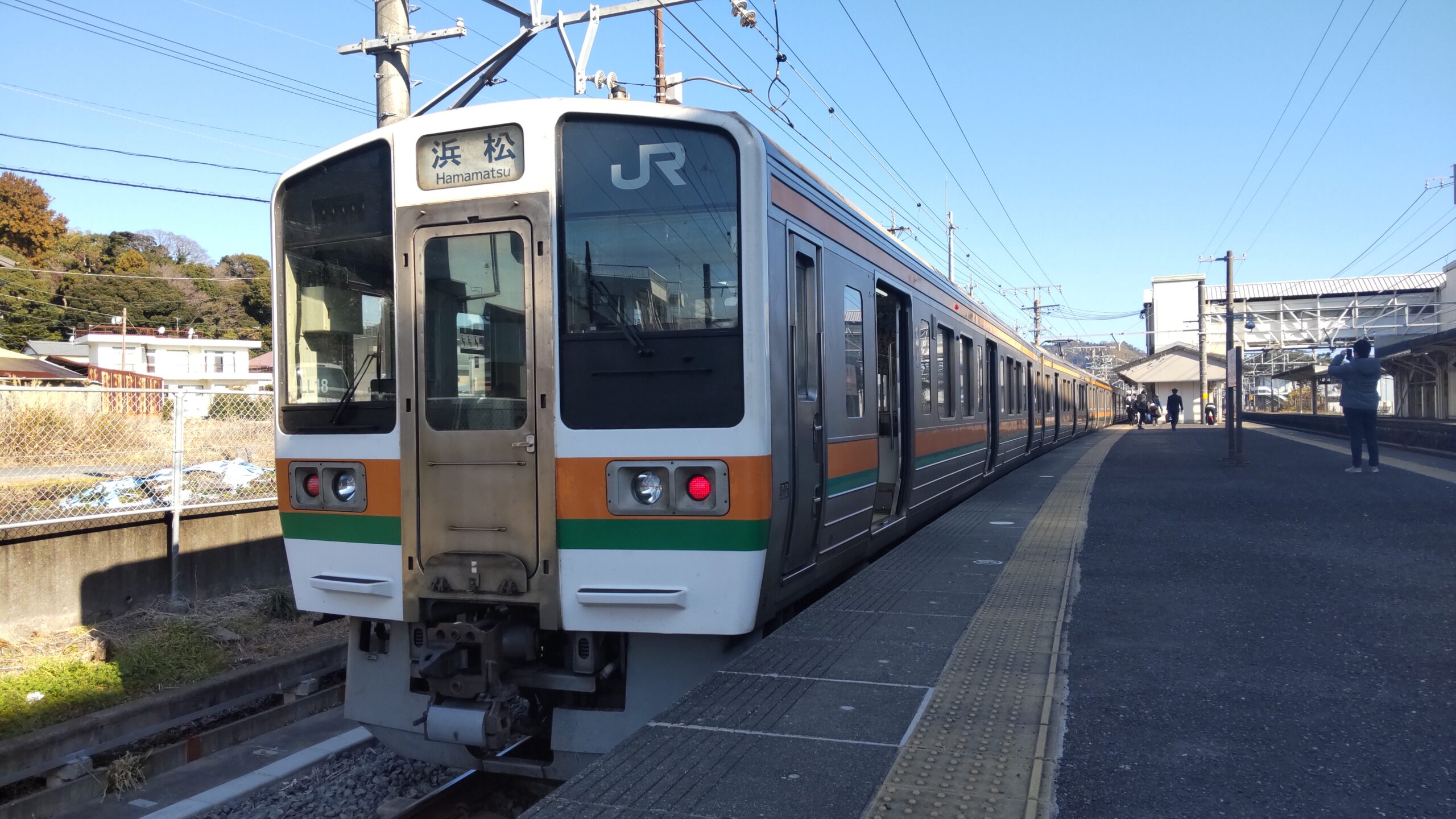 浜松行きの東海道本線普通列車